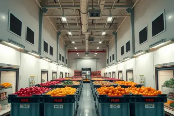 Cold storage and logistics for produce distribution
